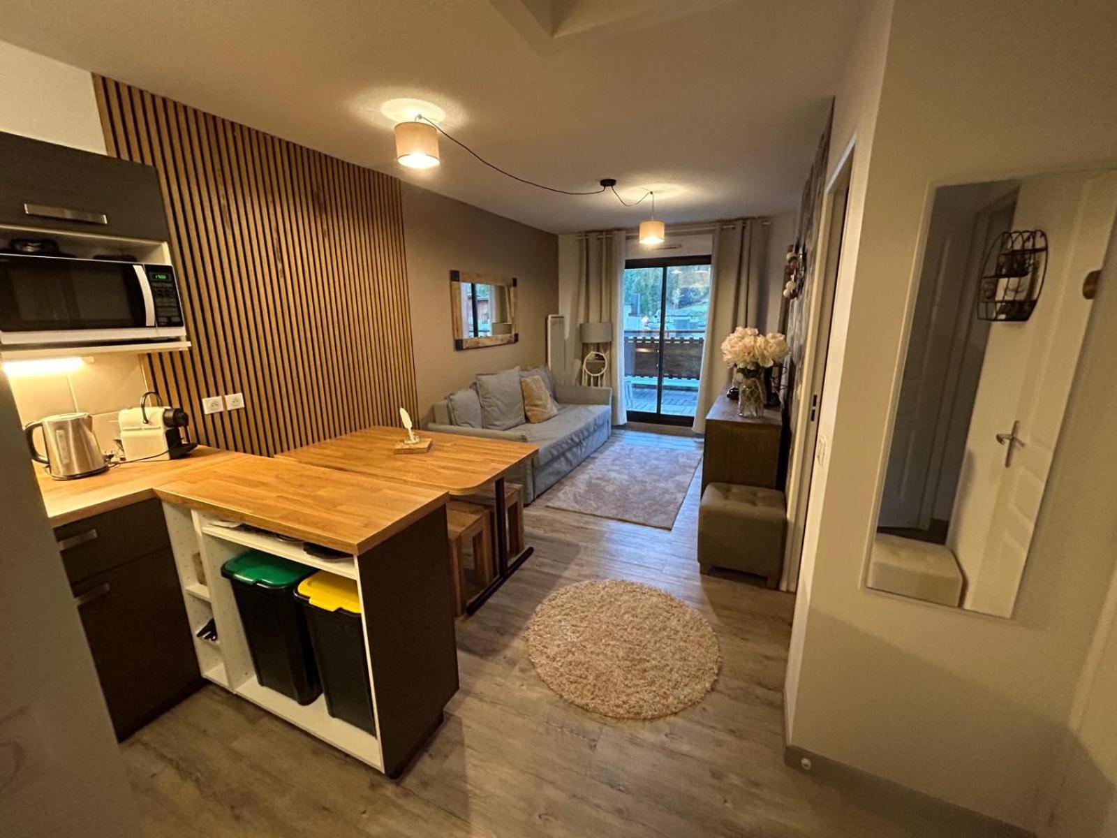 Superbe Appartement Avec Piscine Et Garage Péone Екстериор снимка